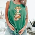 Cute Giraffe With Book Floral Bookworm Librarian Book Lover Comfort Colors Tank Top Violet Cute Giraffe With Book Floral Bookworm Librarian Book Lover Comfort Colors Tank Top Violet
