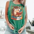 Cute Hedgehog Book Nerd Comfort Colors Tank Top Violet Cute Hedgehog Book Nerd Comfort Colors Tank Top Violet