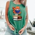 Cute Kawaii Kids Reading Books Glasses Red Panda Lover Comfort Colors Tank Top Violet Cute Kawaii Kids Reading Books Glasses Red Panda Lover Comfort Colors Tank Top Violet
