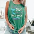 Cute Mermaid Librarian Teacher Dive Into A Good Book Reading Comfort Colors Tank Top Violet Cute Mermaid Librarian Teacher Dive Into A Good Book Reading Comfort Colors Tank Top Violet