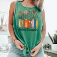 Cute Wildflower Book School Counseling Life School Counselor Comfort Colors Tank Top Violet Cute Wildflower Book School Counseling Life School Counselor Comfort Colors Tank Top Violet