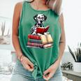 Dalmatian Reading Books Matching Bookworm Readers Librarian Comfort Colors Tank Top Violet