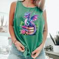 Dragon Book Fantasy Reading Comfort Colors Tank Top Violet Dragon Book Fantasy Reading Comfort Colors Tank Top Violet