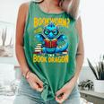 Dragon Bookworm Please I'm A Book Dragon Comfort Colors Tank Top Violet