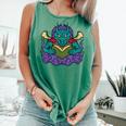 Dragon Read Reading Librarian Book Across America Kids Comfort Colors Tank Top Violet