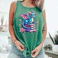 Dragons And Books Dragon Reading Book Lover Girl Bookworm Comfort Colors Tank Top Violet