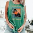 Drink Coffee Read Books Dismantle Systems Of Oppression Cat Comfort Colors Tank Top Violet