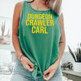 Dungeon Crawler Carl Yellow Text Logo LitRPG Series Book Comfort Colors Tank Top Violet Dungeon Crawler Carl Yellow Text Logo LitRPG Series Book Comfort Colors Tank Top Violet