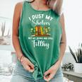 I Dust My Shelves But My Books Are Still Filthy Smut Book Comfort Colors Tank Top Violet