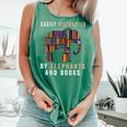 Easily Distracted By Elephants And Books Elephant Comfort Colors Tank Top Violet Easily Distracted By Elephants And Books Elephant Comfort Colors Tank Top Violet