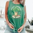 Easily Distracted By Plants And Books Comfort Colors Tank Top Violet