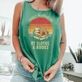 Easily Distracted By Sloths And Books Comfort Colors Tank Top Violet Easily Distracted By Sloths And Books Comfort Colors Tank Top Violet