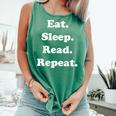 Eat Sleep Read Repeat Book Enthusiast Comfort Colors Tank Top Violet Eat Sleep Read Repeat Book Enthusiast Comfort Colors Tank Top Violet