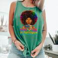 Education Is Freedom Teacher Books History Month Comfort Colors Tank Top Violet
