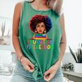 Education Is Freedom History Girl Women Book Lover Comfort Colors Tank Top Violet