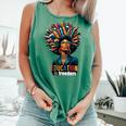 Education Is Freedom History Month Teacher Books Afro For Men Women Comfort Colors Tank Top Violet