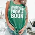 Emotionally Recovering From A Book Comfort Colors Tank Top Violet