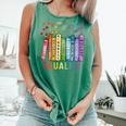 Equality Books Peace Love Compassion LGBT Gay Lesbian Pride Comfort Colors Tank Top Violet