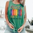Equality Hurts No One LGBTQ Pride Books And Flowers Comfort Colors Tank Top Violet Equality Hurts No One LGBTQ Pride Books And Flowers Comfort Colors Tank Top Violet