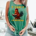 F-CAW-F I'm Reading Chicken Book Lover Introvert Meme Comfort Colors Tank Top Violet F-CAW-F I'm Reading Chicken Book Lover Introvert Meme Comfort Colors Tank Top Violet