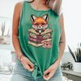 Fox Read Books Be Kind Stay Weird Reader Cute Nerd Bookworm Comfort Colors Tank Top Violet