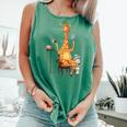 Giraffe Reading Tea Books Coffee Book Lover Graphic Comfort Colors Tank Top Violet Giraffe Reading Tea Books Coffee Book Lover Graphic Comfort Colors Tank Top Violet