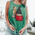 Gnome Read Reading Book Librarian Across America Women Kids Comfort Colors Tank Top Violet