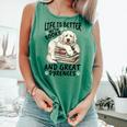 Great Pyrenees Dog Breed Life Is Better With Books And Great Comfort Colors Tank Top Violet Great Pyrenees Dog Breed Life Is Better With Books And Great Comfort Colors Tank Top Violet