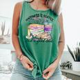 Happiness Is Coffee And a Good Book Women Love Reading Book Comfort Colors Tank Top Violet