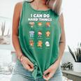 I Can Do Hard Things Children's Book Characters Comfort Colors Tank Top Violet