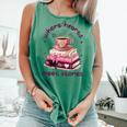 Where Hearts Groovy Meet Stories Coffee Books Valentines Day Comfort Colors Tank Top Violet