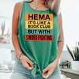Hema Definition Like A Book Club With Swords Comfort Colors Tank Top Violet Hema Definition Like A Book Club With Swords Comfort Colors Tank Top Violet