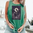 High Priestess Tarot Art Celestial Mystic Book Lover Comfort Colors Tank Top Violet