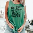Hot Moms Read Books For Moms Book Lover Comfort Colors Tank Top Violet