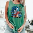 Hot Tea & Spicy Books Skeleton Reader Comfort Colors Tank Top Violet Hot Tea & Spicy Books Skeleton Reader Comfort Colors Tank Top Violet