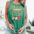 I'm A 10 But I Read Books All Night Bookworm Reader Reading Comfort Colors Tank Top Violet