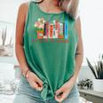 I'm With The Banned Books – Book Lover Librarian Reading Comfort Colors Tank Top Violet