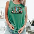 I'm With The Banned Books I Read Banned Books Lovers Comfort Colors Tank Top Violet