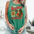 I'm Booked For The Holidays Christmas Reading Bookworm Xmas Comfort Colors Tank Top Violet I'm Booked For The Holidays Christmas Reading Bookworm Xmas Comfort Colors Tank Top Violet