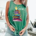 I'm OK Reading Books Library Bookworm Bookish Book Lover Comfort Colors Tank Top Violet
