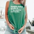 Imagine Being Afraid Of Drag Queens And Books Classic Comfort Colors Tank Top Violet