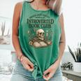 Introverted Book Club Member Anti Social Reader Comfort Colors Tank Top Violet Introverted Book Club Member Anti Social Reader Comfort Colors Tank Top Violet