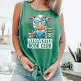 Introverted Book Club Reading Lover Cow Comfort Colors Tank Top Violet