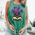 Irises Flowers Book Iris Floral Comfort Colors Tank Top Violet