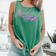 It's Too Nonfictiony Outside Bookish Comfort Colors Tank Top Violet