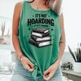 It's Not Hoarding If It's Books Book Lover Readers Comfort Colors Tank Top Violet