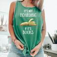 It's Not Hoarding If It's Books Premium Tri-Blend Comfort Colors Tank Top Violet
