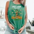 Just a Boy Who Loves Dragons And Books Reading Dragon Comfort Colors Tank Top Violet Just a Boy Who Loves Dragons And Books Reading Dragon Comfort Colors Tank Top Violet