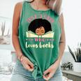Just a Girl Who Loves Books African American Book Nerd Lover Comfort Colors Tank Top Violet Just a Girl Who Loves Books African American Book Nerd Lover Comfort Colors Tank Top Violet