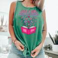 Just A Girl Who Loves Books Butterflies Reading Comfort Colors Tank Top Violet Just A Girl Who Loves Books Butterflies Reading Comfort Colors Tank Top Violet
